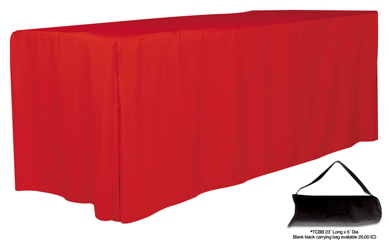 4-Sided Fitted Style Table Covers & Table Throws (Blanks) / Fit 8 Foot Table 4-Sided Fitted Style Table Covers & Table Throws (Blanks) / Fit 8 Foot Table